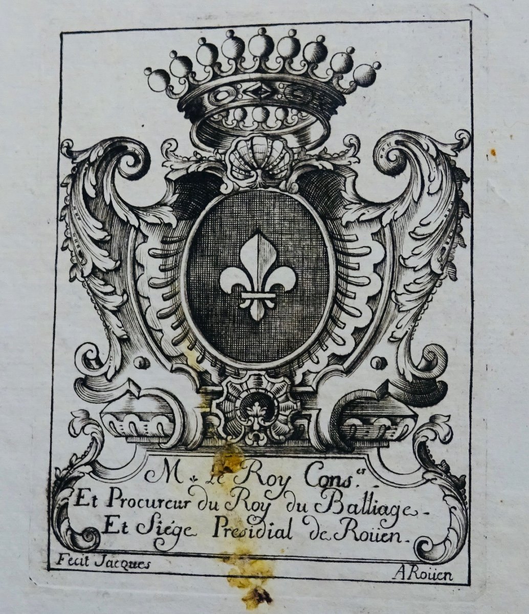 Livre De Droit En Latin De 17ème Siècle 1608, 2 Volumes In Folio, Reliures d'époque-photo-5