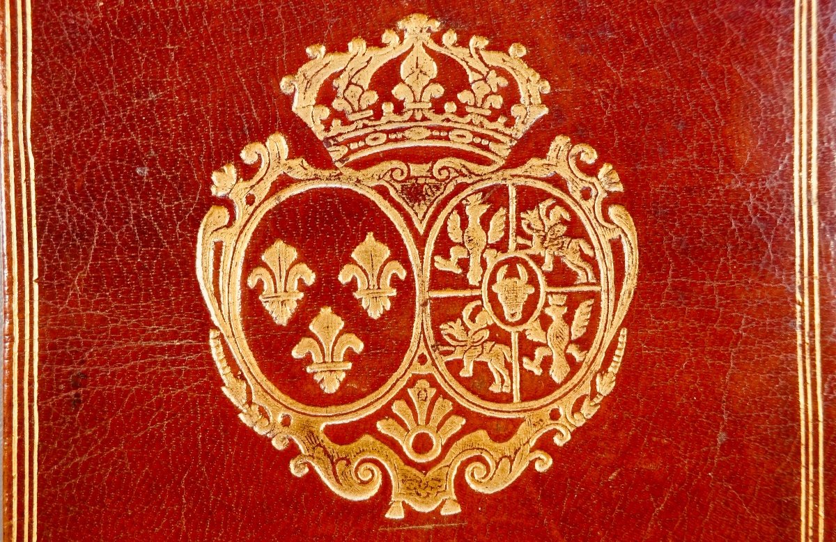 Livre Aux Armes De Marie Leszcynska, Reine De France-photo-2