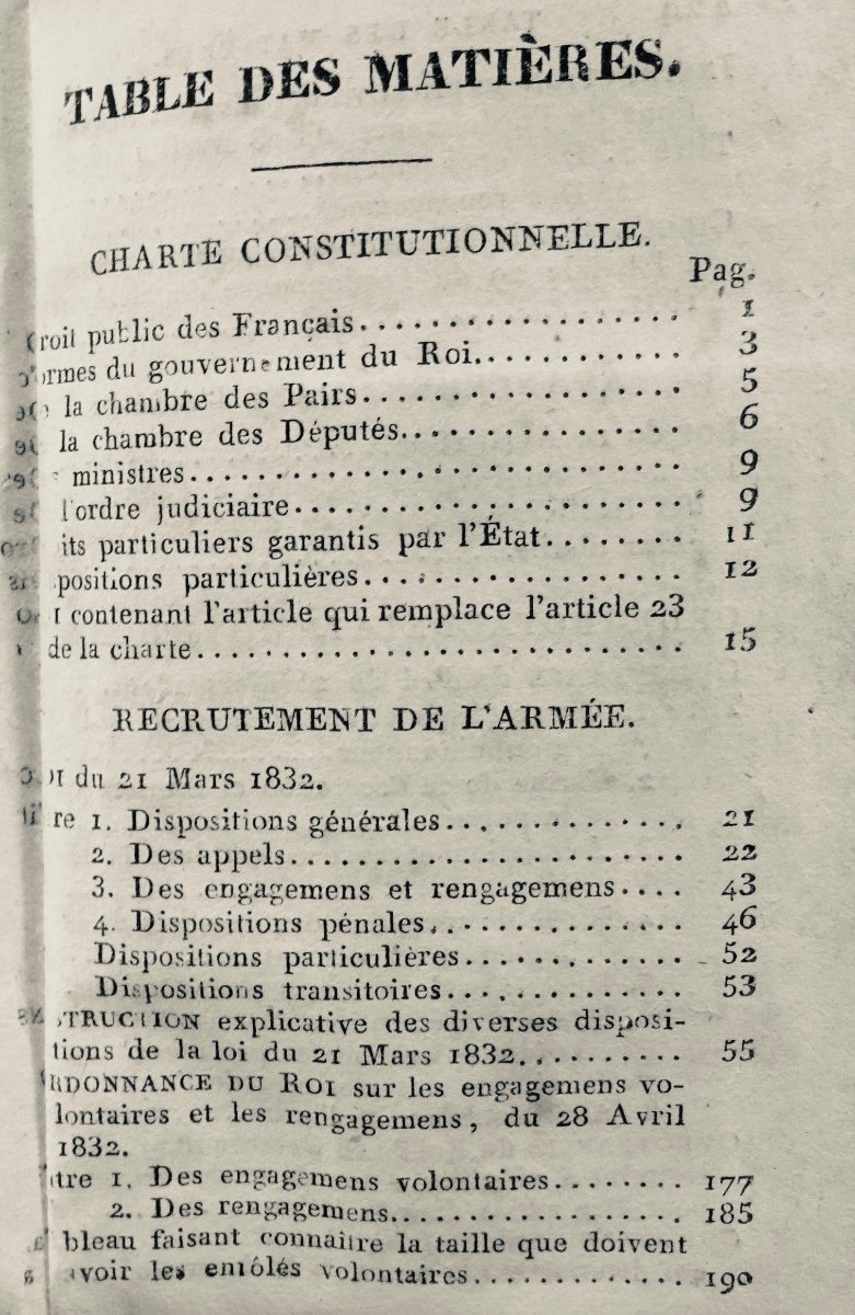 Constitution Of The French Army. Berger-levrault. 1832.-photo-4