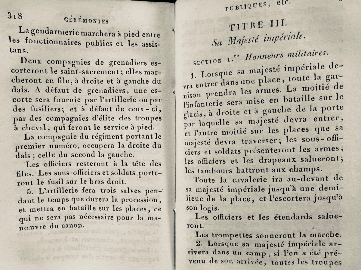 Constitution De l'Armée Française.  Berger-levrault. 1832.-photo-7