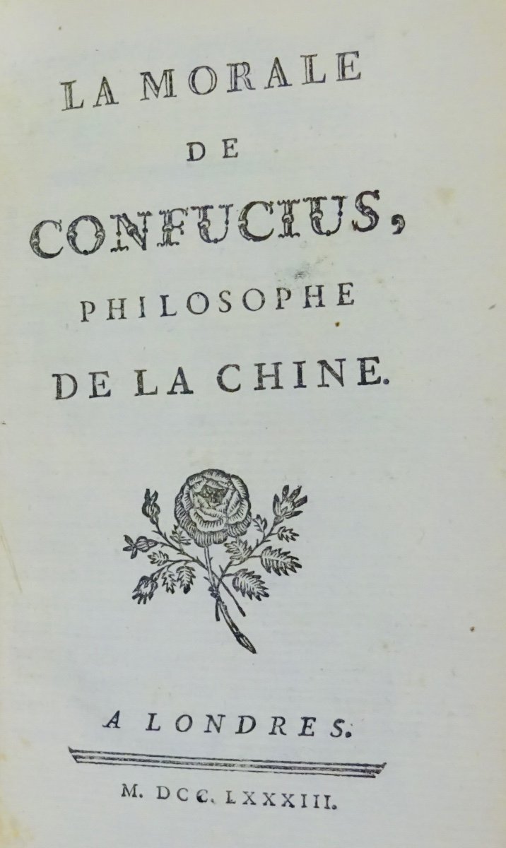 CONFUSIUS - Édition Cazin De 1783.-photo-3