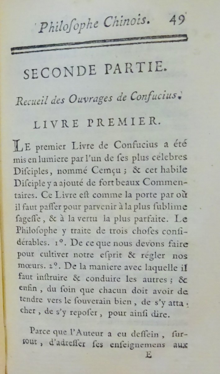 CONFUSIUS - Édition Cazin De 1783.-photo-1