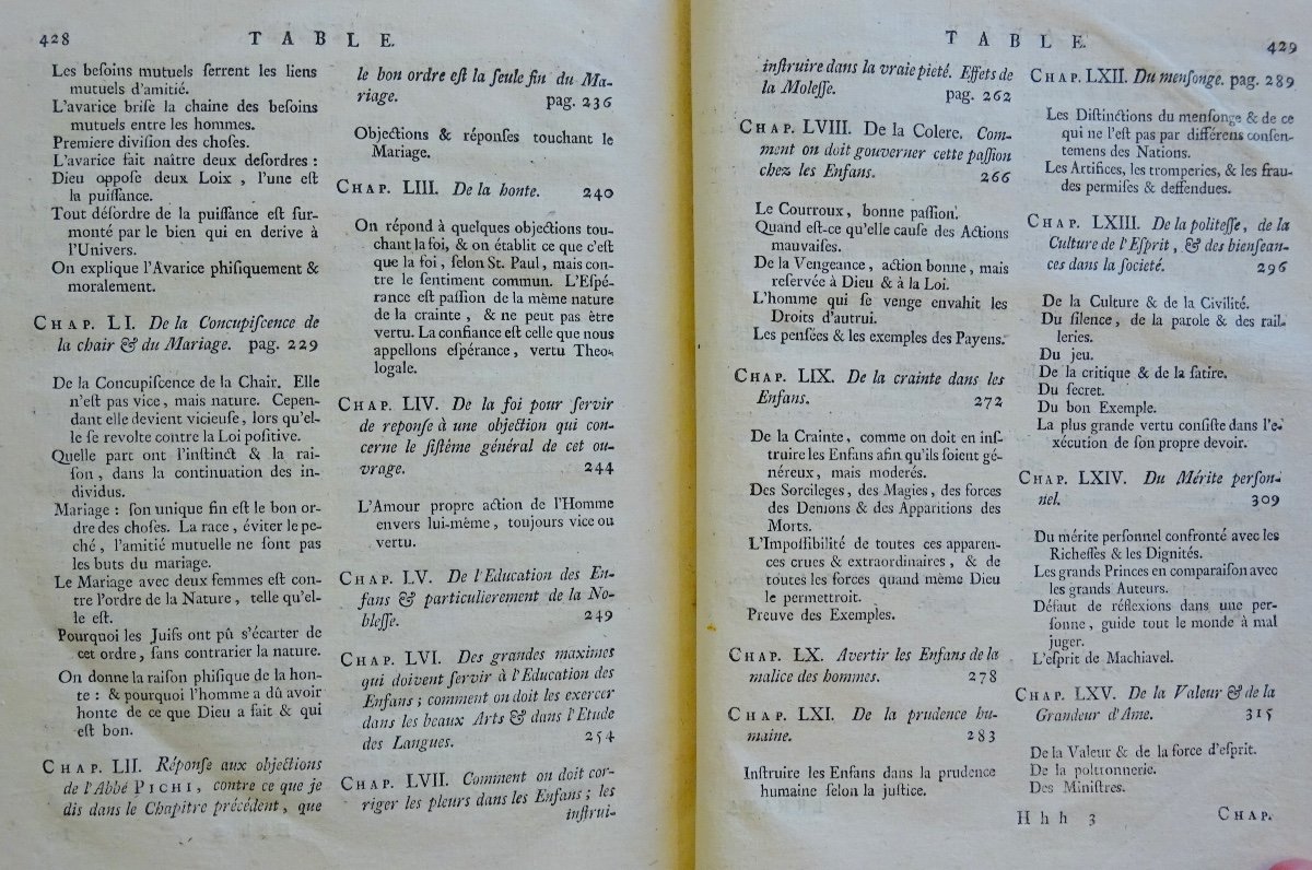 L 'antropologie Traité Métaphysique Par Monsieur Le Marquis De GORINI CORIO. 1761.-photo-4