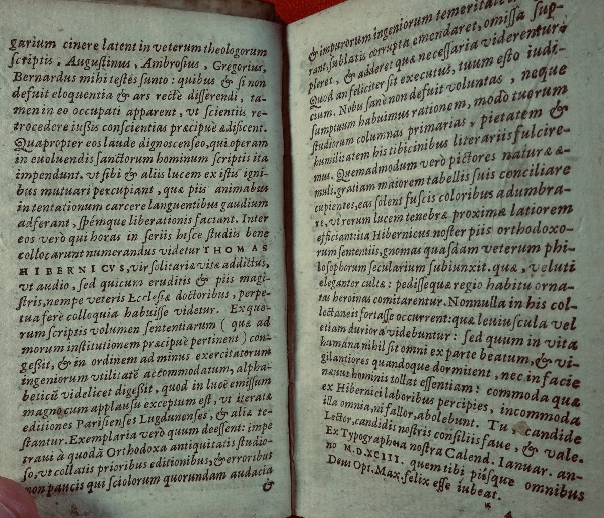 HIBERICUM (Thomam) - Flores Doctorum. Imprimé Par Jacques Store, 1614. Anthologie.-photo-1