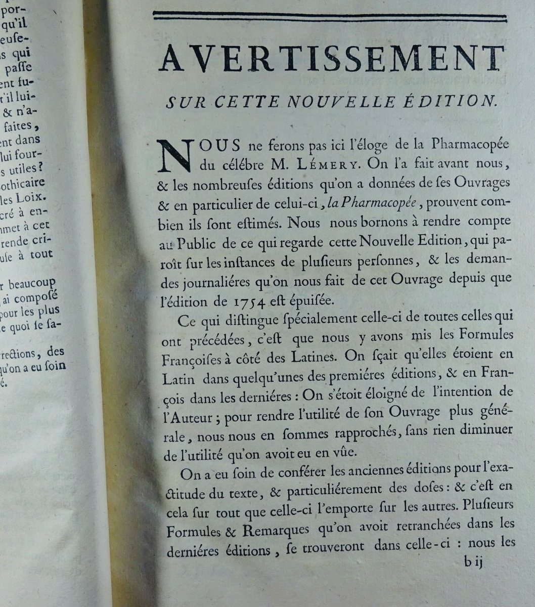 Lemery (nicolas) - Universal Pharmacopoeia. Printed In 1763.-photo-3