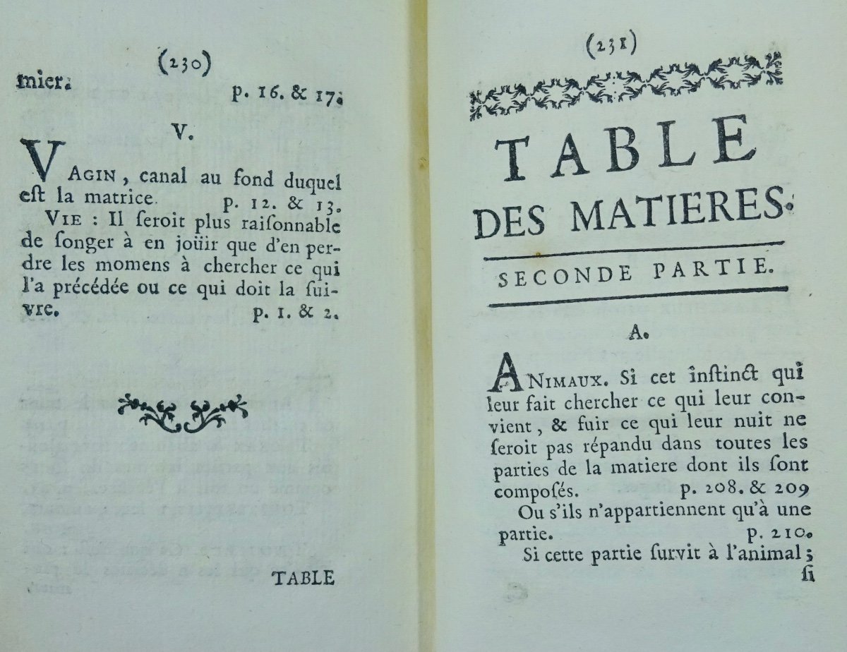 MAUPERTUIS - Vénus physique. 1751. Ouvrage sur la reproduction, les monstres, les albinos...-photo-1