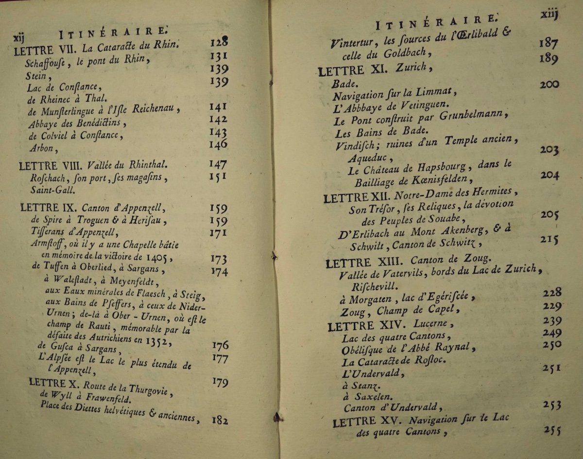 MAYER - Voyage en Suisse. Imprimé en 1786.-photo-3