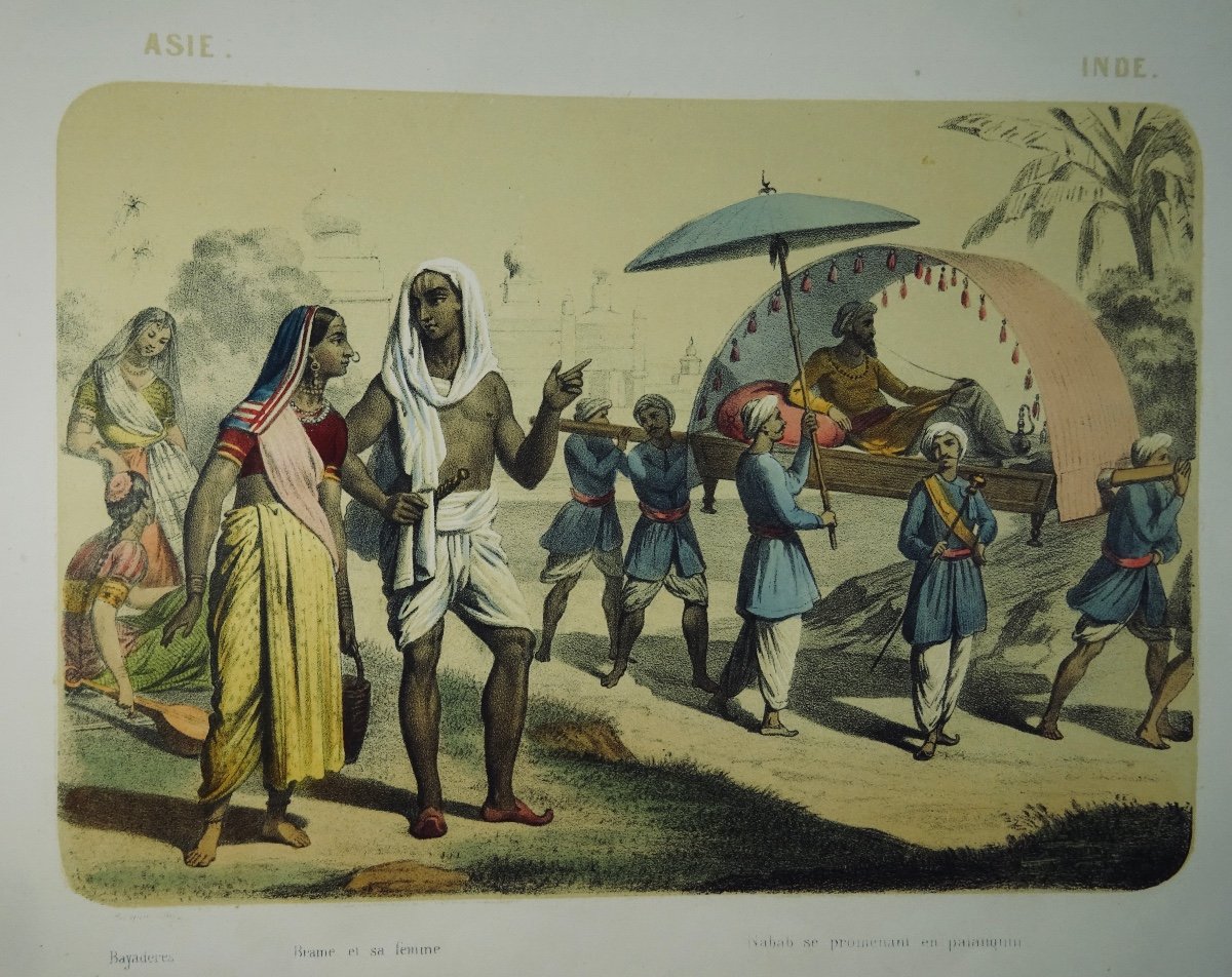 Muller - The World In Print. 24 Lithographs In Colors From Bocquin. Around 1860.