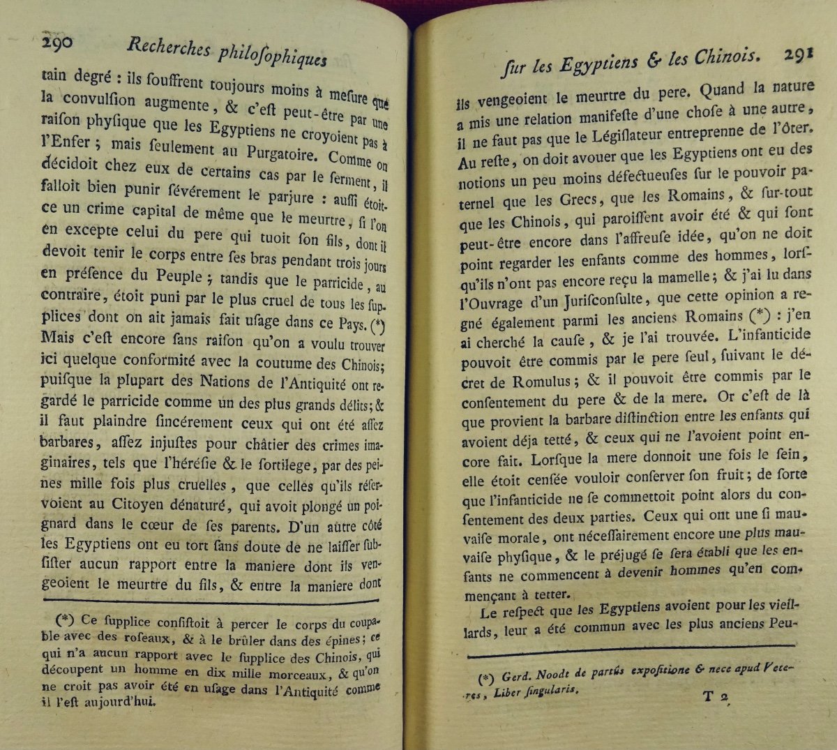 [PAUW (Cornélius de)] - Recherches philosophiques sur les Egyptiens et les Chinois. 1773.-photo-3