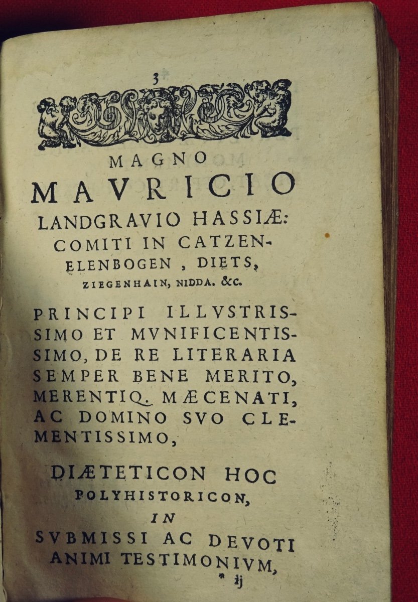 QUERCETANI - Texte En Latin De Diététique. Imprimé à Paris En 1606.-photo-1