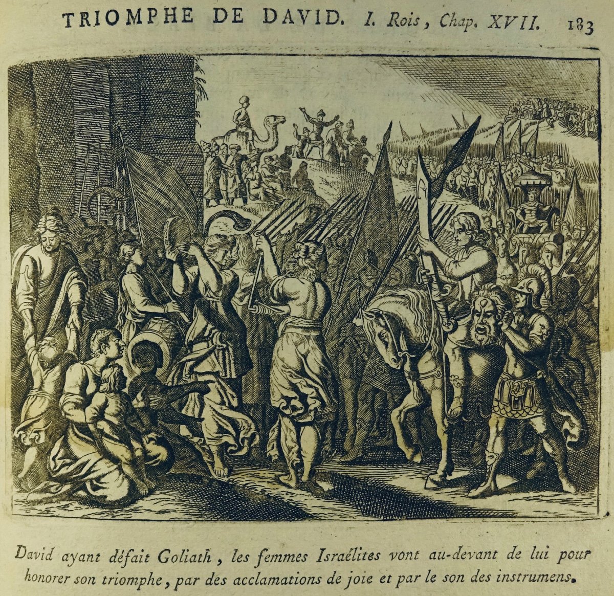 Royaumont (de) - History Of The Old And The New Testament. Around 1700, Numerous Engravings.