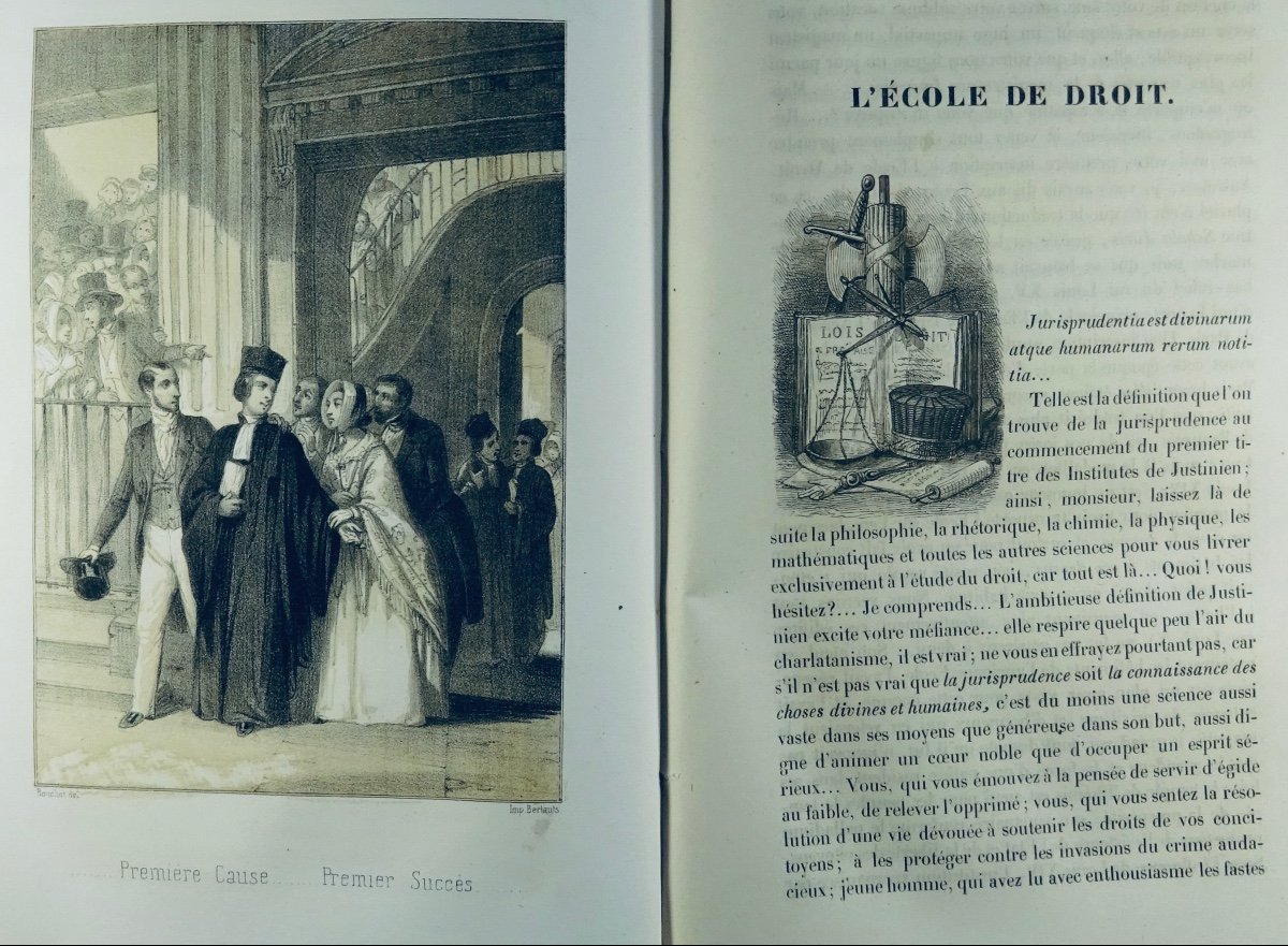 Saillet (alexandre De) - The Royal Schools Of France. 1820, Romantic Binding.-photo-1