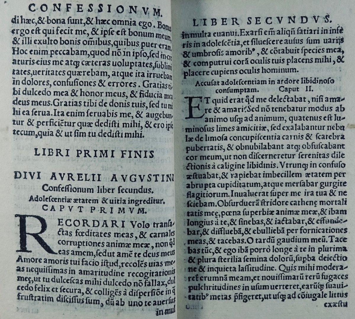Les Confessions De Saint Augustin, Imprimé à Cologne En 1531, Dans Une Reliure Signée Capé.-photo-3