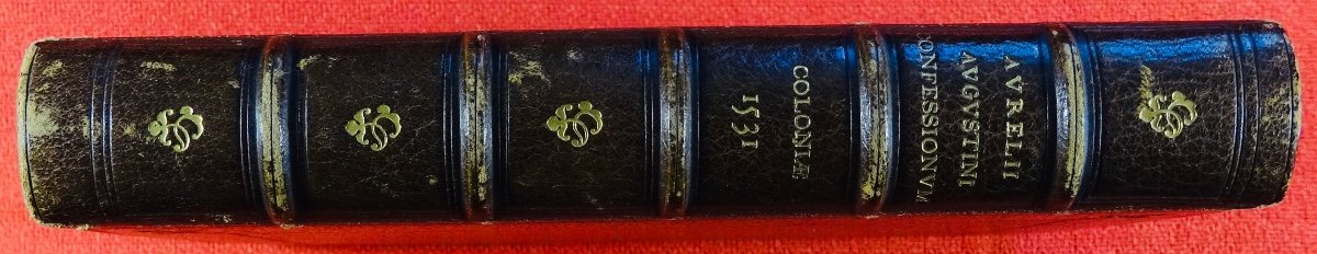 Les Confessions De Saint Augustin, Imprimé à Cologne En 1531, Dans Une Reliure Signée Capé.-photo-5