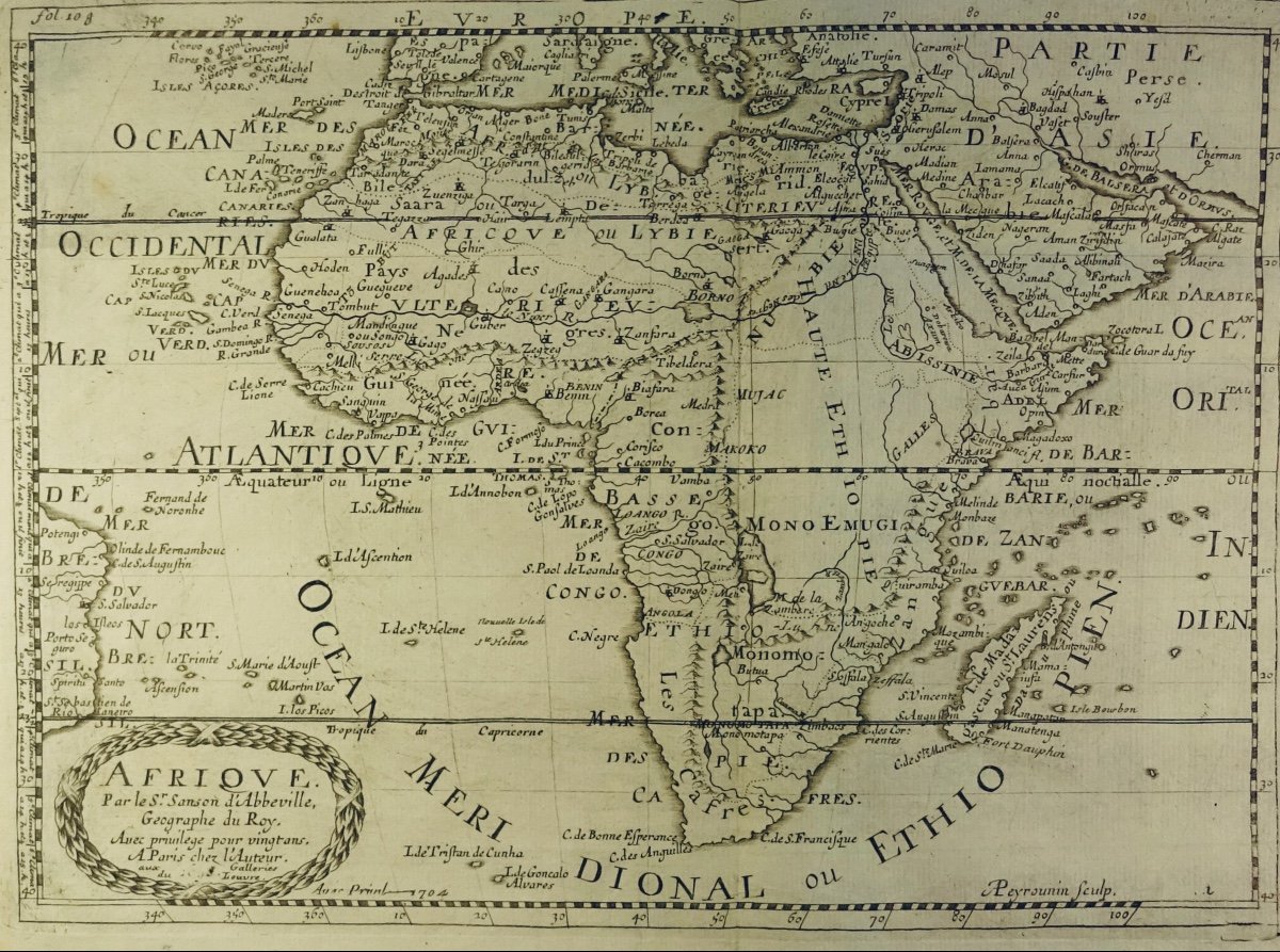 SANSON - Introduction à la géographie. Sieur Robert, 1704.-photo-3
