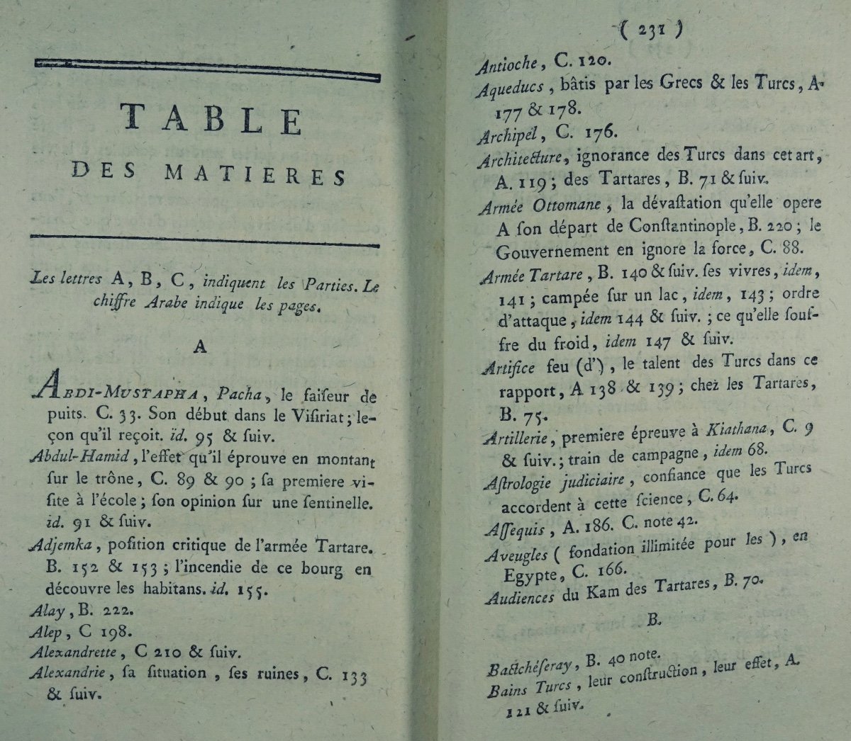 TOTT - Mémoires du Baron de Tott sur les Turcs et les Tartares. 1785, 3 volumes.-photo-1