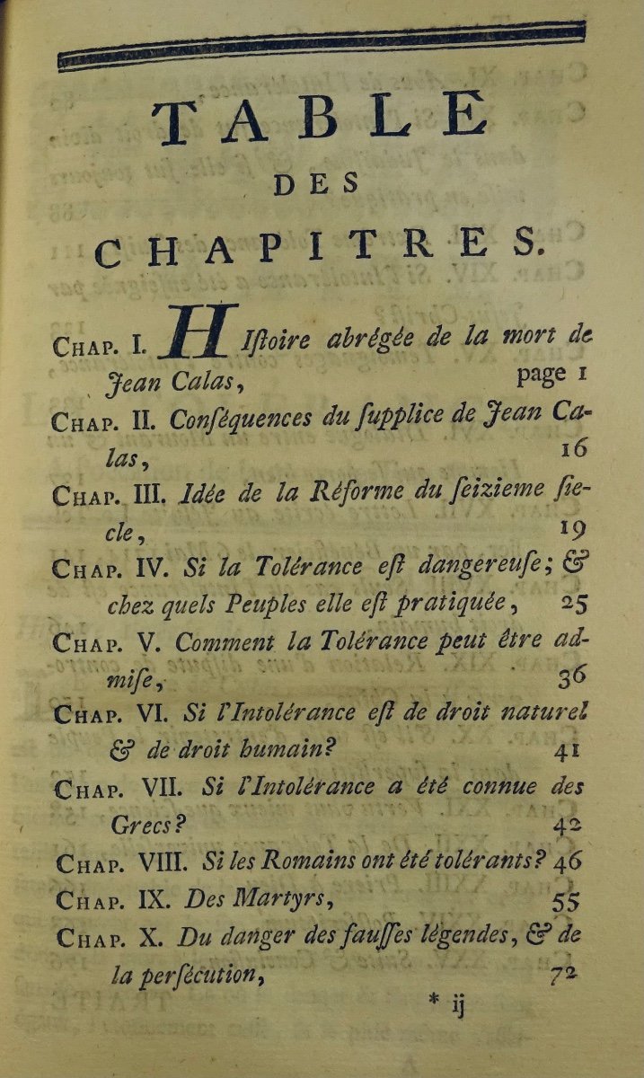 VOLTAIRE - Dictionnaire Philosophique Portatif, Et Traité Sur La Tolérance En édition Originale-photo-2