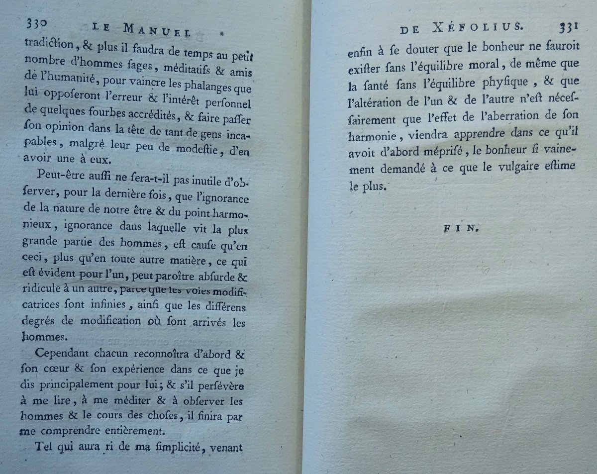 Rarissime Ouvrage Franc-maçon Tiré à 60 Exemplaires Et Imprimé En 1788.-photo-1