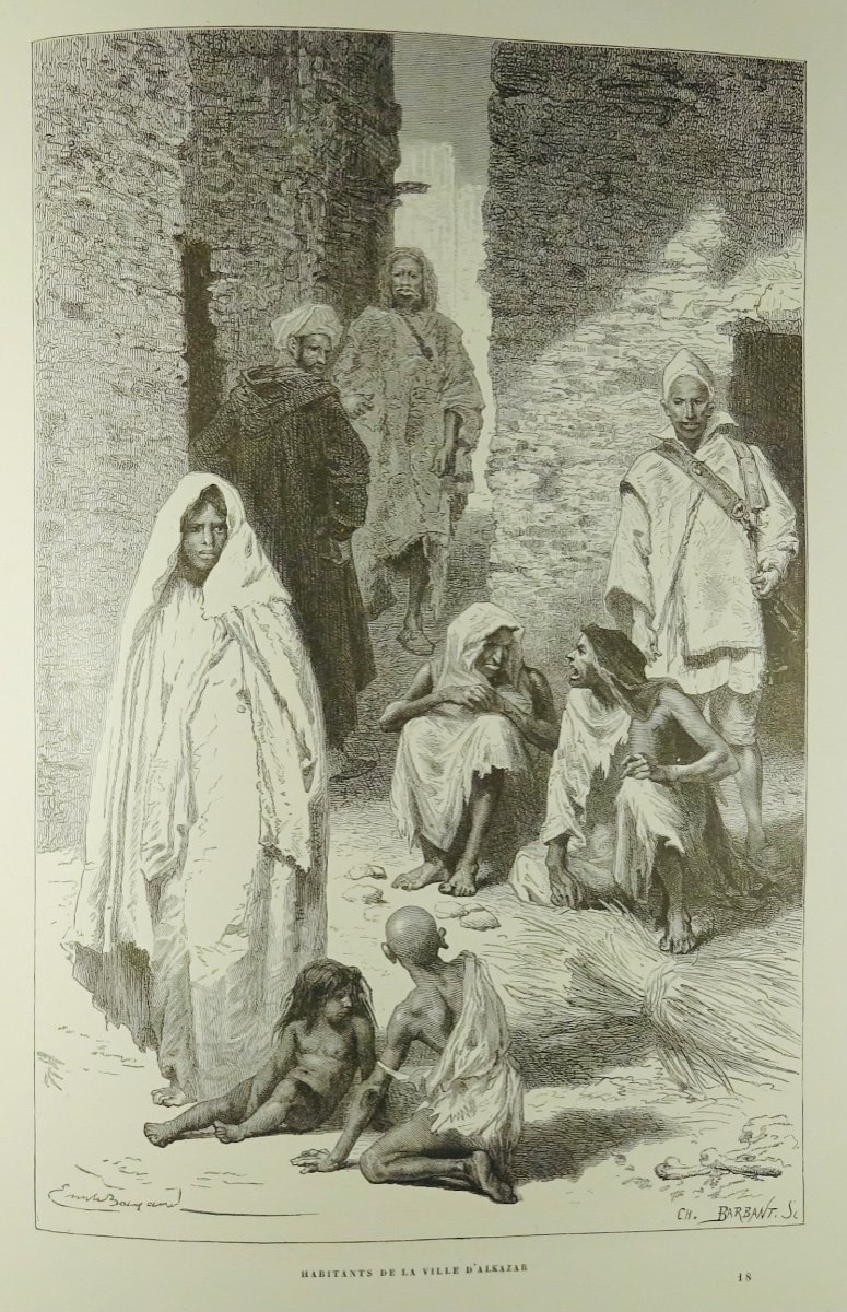 Amicis (edmondo De) - Morocco. Paris, Hachette Et Cie, 1882. In-folio.-photo-5