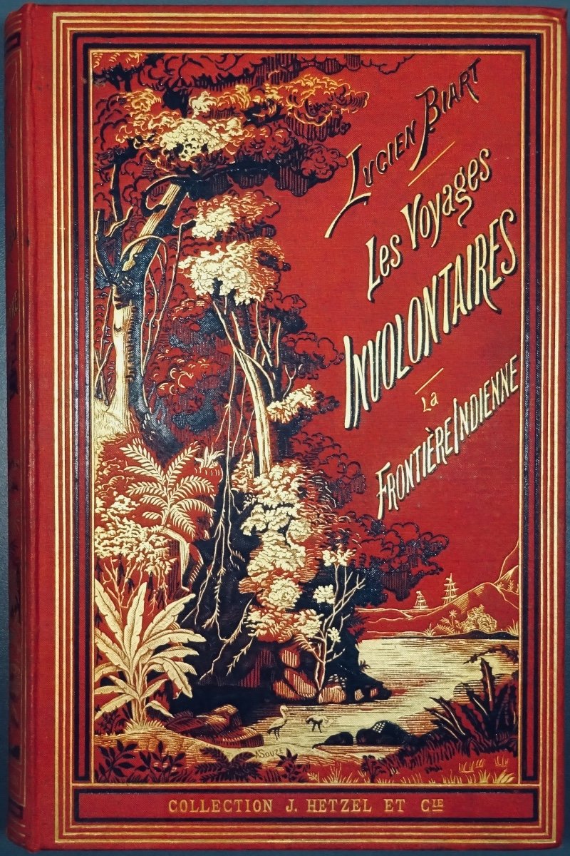 Biart (lucien) - The Indian Frontier. Paris, Hetzel, 1880, In-4.