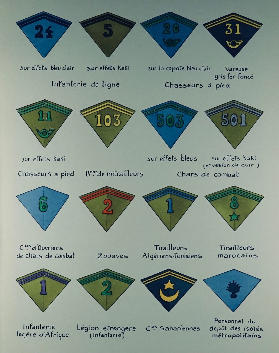 Bucquoy (e.-l.) - The Uniforms Of The French Army. Land - Sea - Air. 1935, In-folio.-photo-3