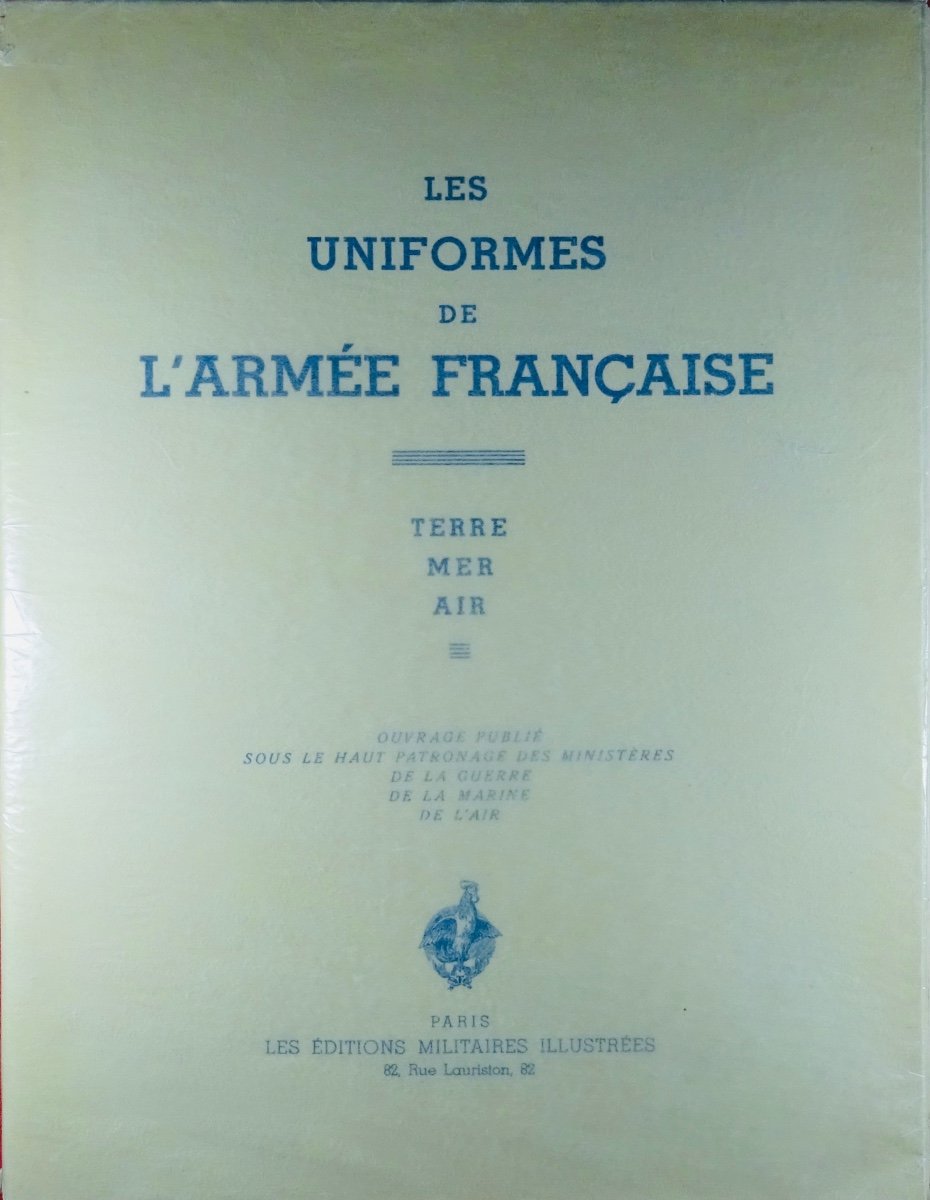 Bucquoy (e.-l.) - The Uniforms Of The French Army. Land - Sea - Air. 1935, In-folio.