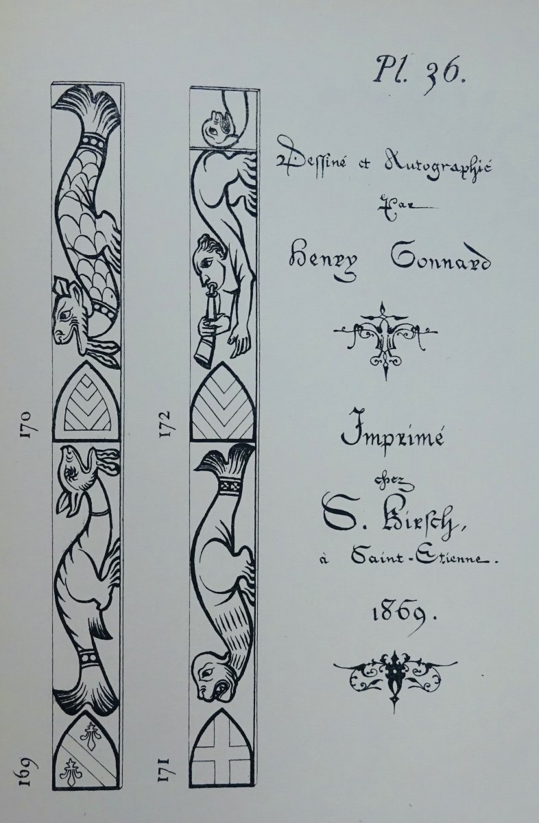 GONNARD (Henry) - Monographie de La Diana, ancienne salle des états de Forez. 1875.-photo-4