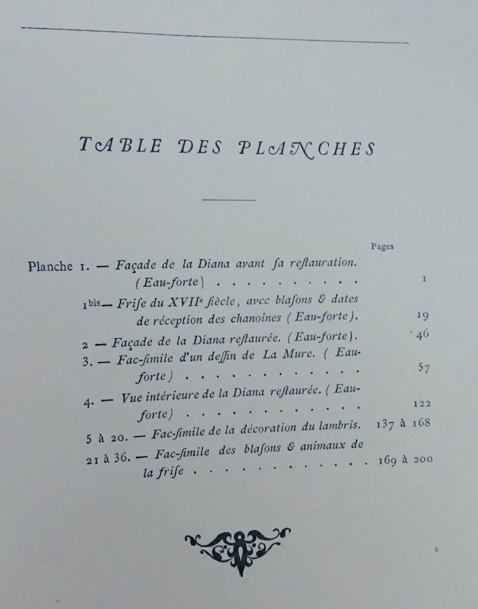 GONNARD (Henry) - Monographie de La Diana, ancienne salle des états de Forez. 1875.-photo-7