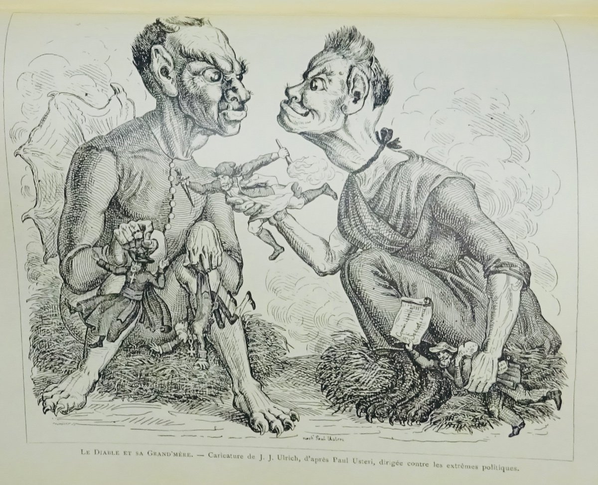 Grand-carteret - Mores And Caricature In Germany - In Austria - In Switzerland. 1885.-photo-5