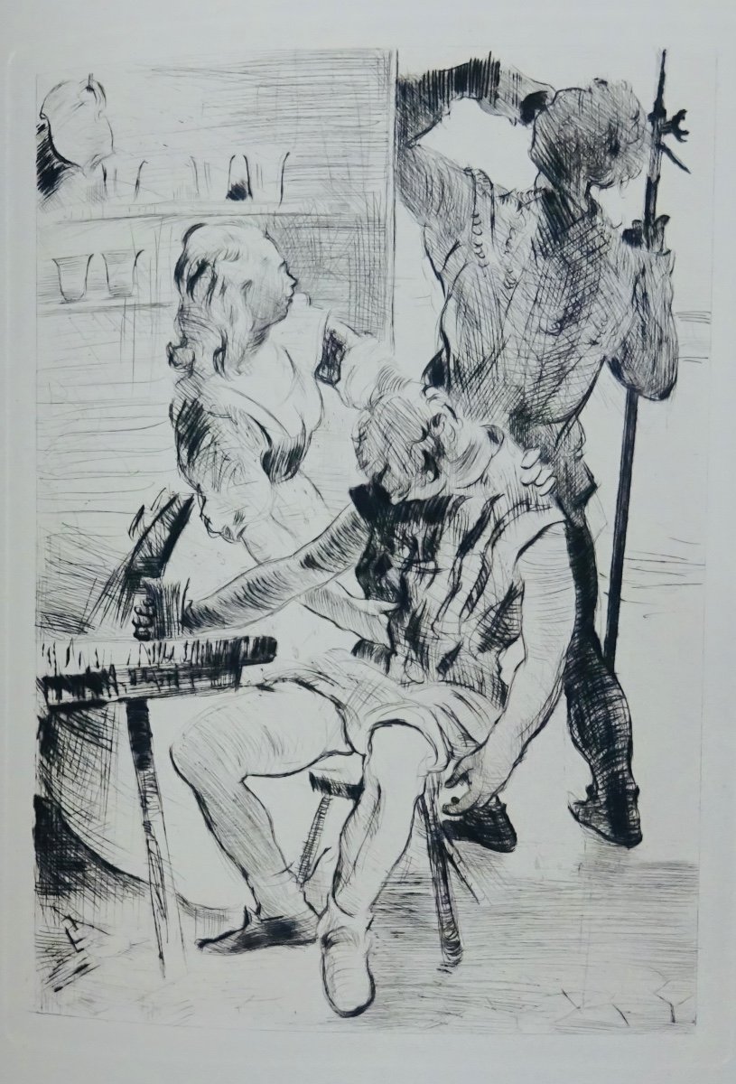 LARGUIER - Paris Et Sa Police. Illustré De Lithographies En Couleurs De René Zimmermann 1950. -photo-4