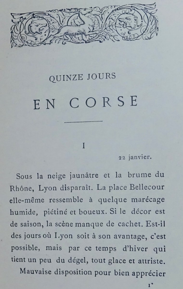 Malval (joseph) - Fifteen Days In Corsica. Oudin Et Cie, 1892.-photo-3