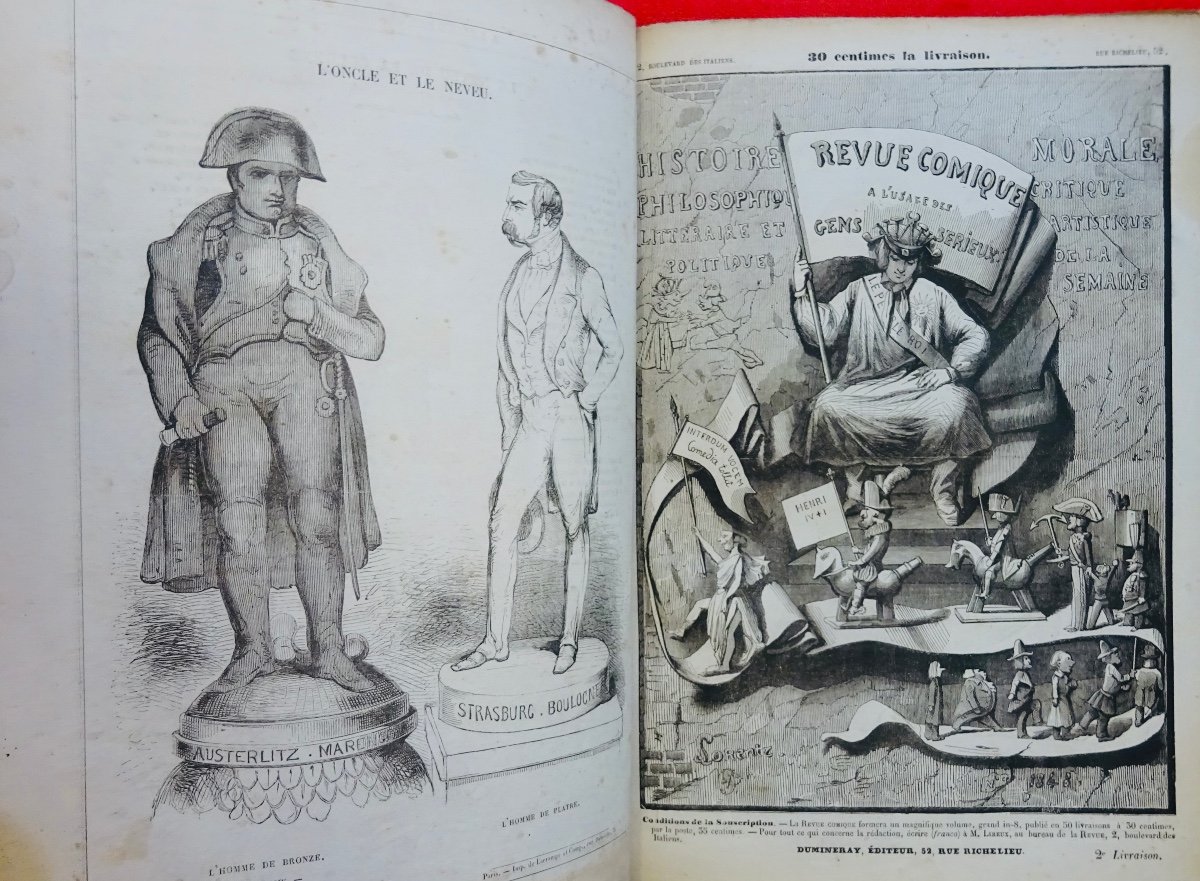 La Revue Comique à l'Usage Des Gens Sérieux. Dumineray, 1848.-photo-1