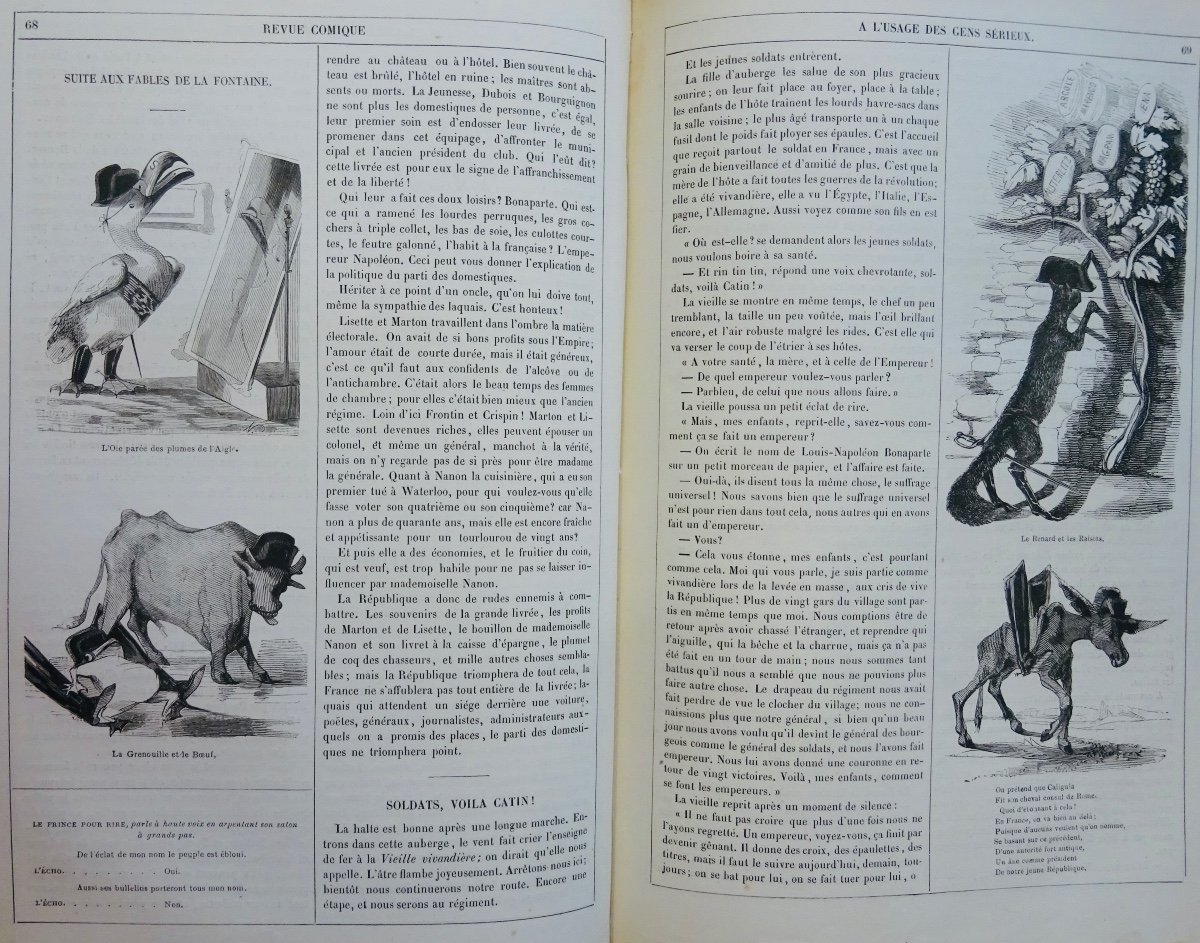 La Revue Comique à l'Usage Des Gens Sérieux. Dumineray, 1848.-photo-4