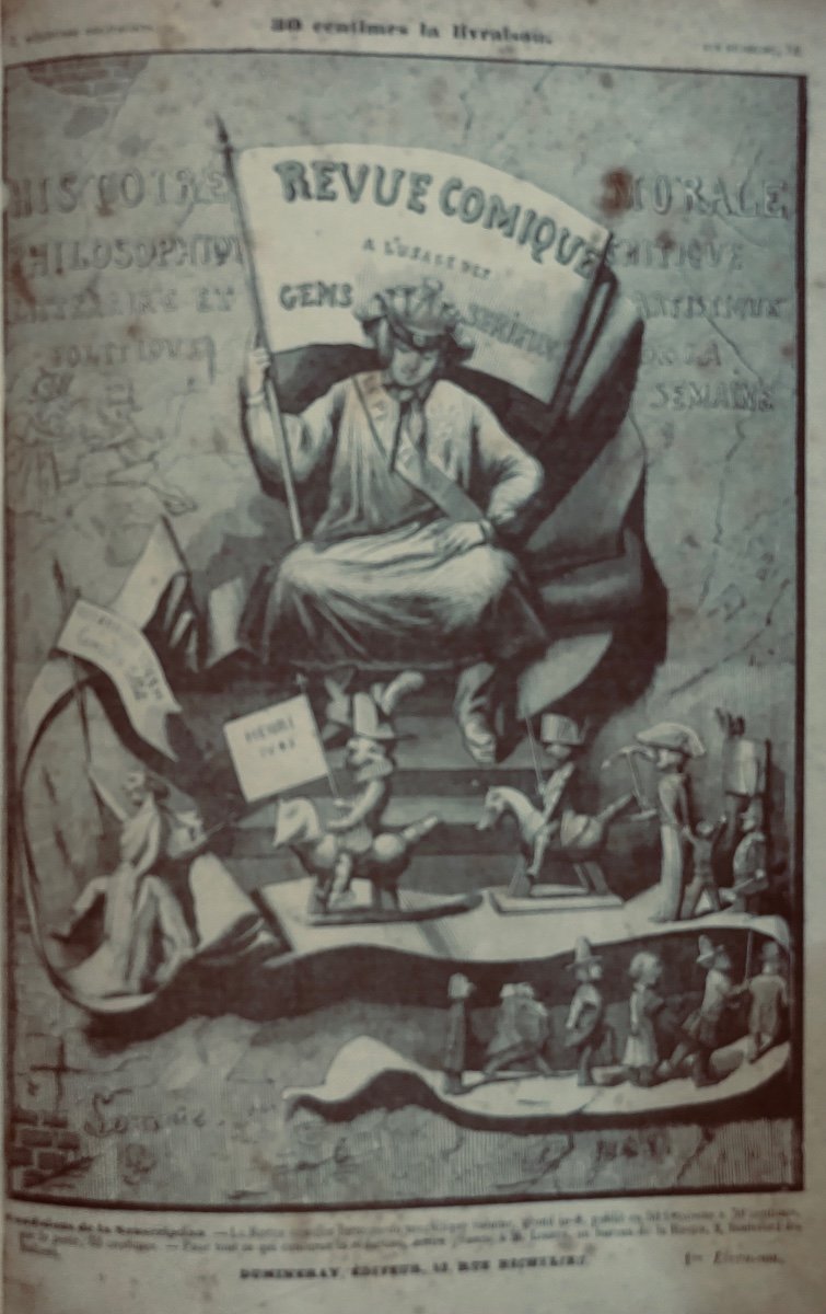 La Revue Comique à l'Usage Des Gens Sérieux. Dumineray, 1848.