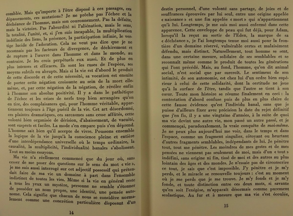 ABELLIO (Raymond) - Ma dernière mémoire. Un faubourg de Toulouse 1907-1927. Édition originale, -photo-7