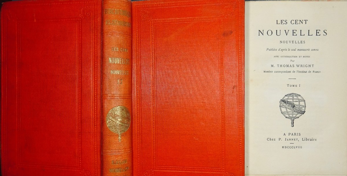Anonyme - Les Cent Nouvelles Nouvelles. Jannet, 1858.
