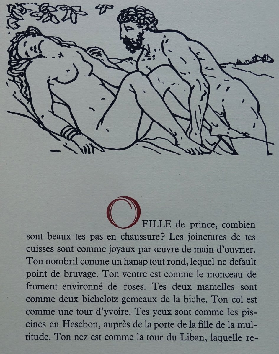 Bernard (Émile) - The Song Of Songs. Bernard Grasset, 1946.-photo-3
