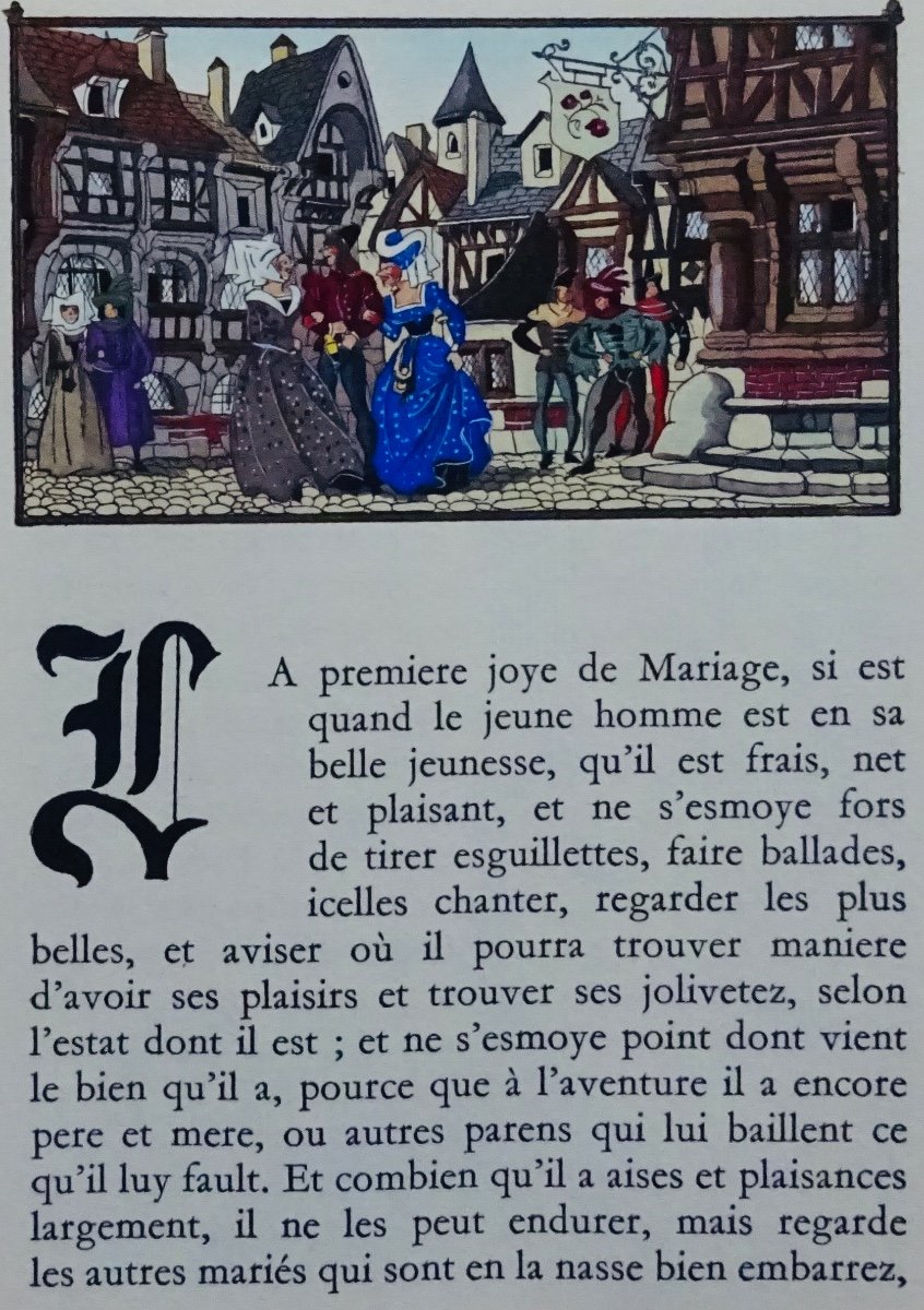 Anonyme - Les Quinze Joyes De Mariage. Monaco, Art Et Création, 1955, Illustré Par Gradassi.-photo-4