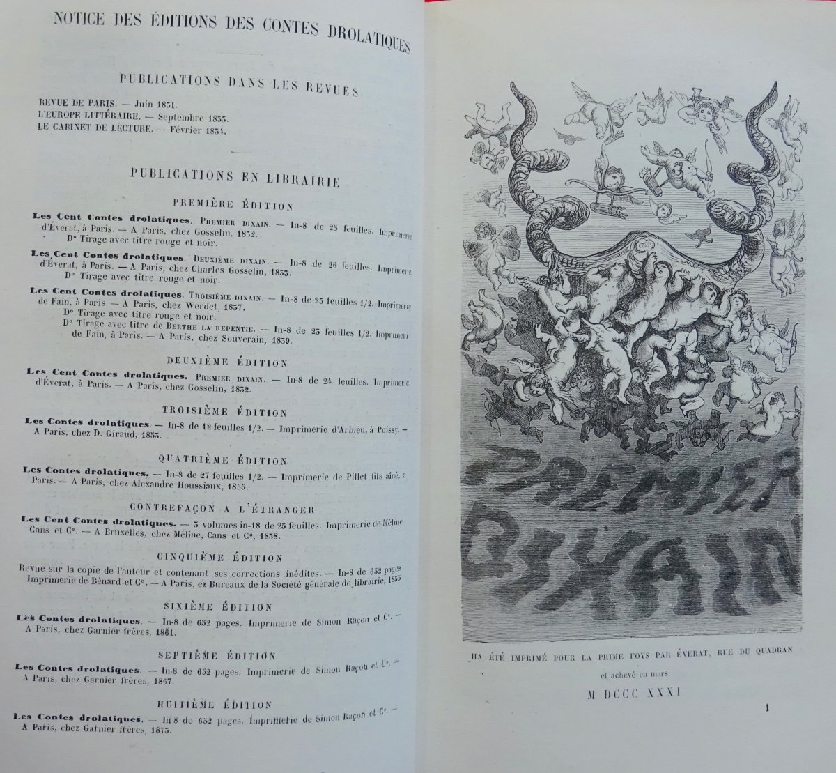 BALZAC - Les Contes drolatiques. Garnier, vers 1860. Illustré par Gustave Doré.-photo-5