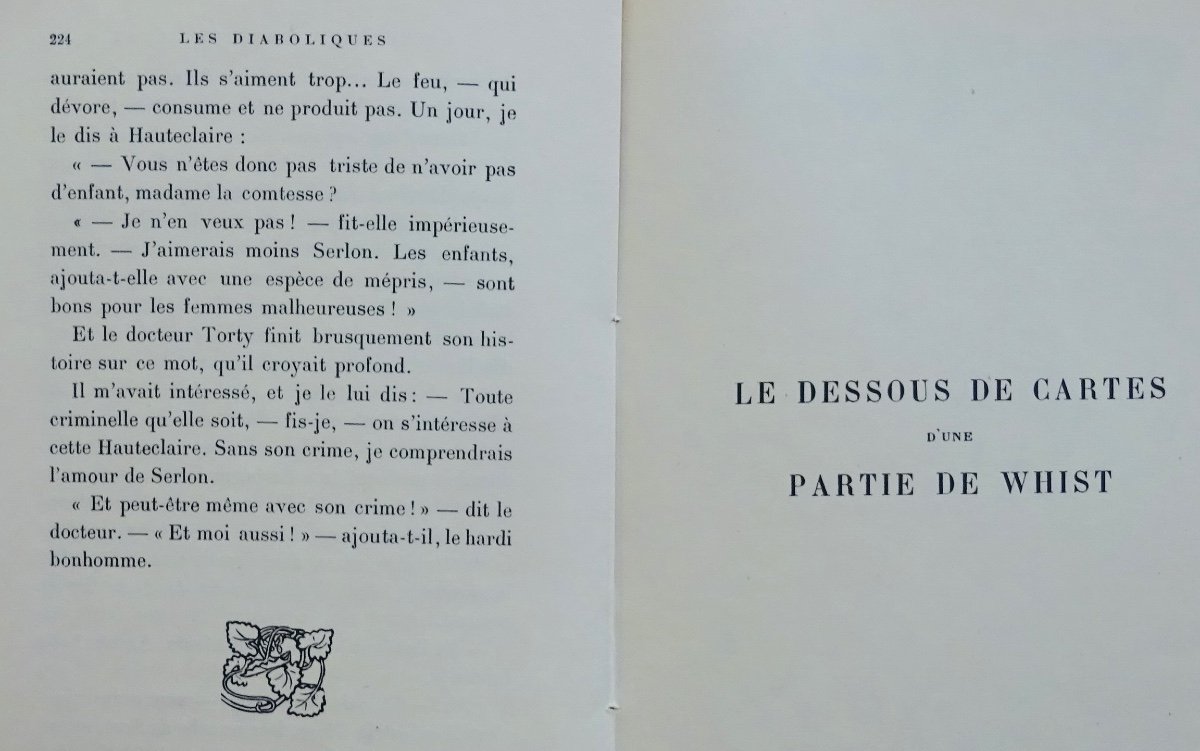 Barbey d'Aurevilly (jules) - Les Diaboliques. Georges Crès Et Cie, 1912.-photo-8