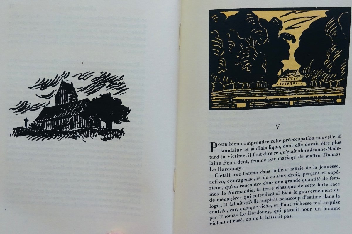 BARBEY D'AUREVILLY - L'Ensorcelée. Jonquières et Cie, 1922, illustré par PASTRÉ-photo-5