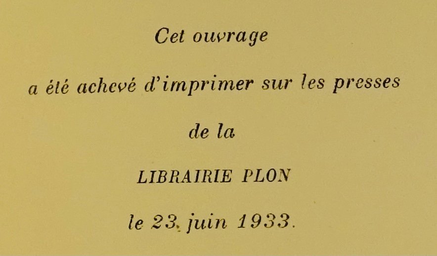 BarrÈs - My Notebooks. Volume Six (1907-1908). Plon - La Palatine, 1933. Original Edition.-photo-4