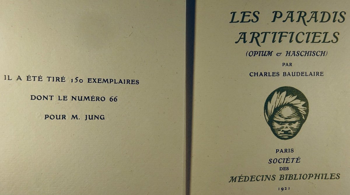 Baudelaire - The Artificial Heaven (opium And Haschish). 1923, Illustrated By Henry Chapront.-photo-2