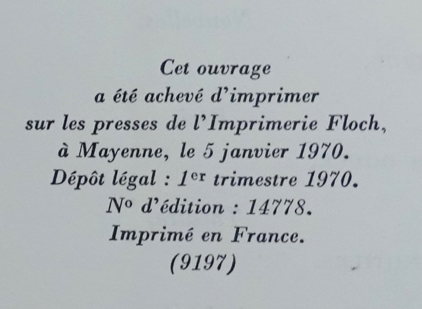 BEAUVOIR - La Vieillesse. Essai. Librairie Gallimard, 1970. Édition originale.-photo-1