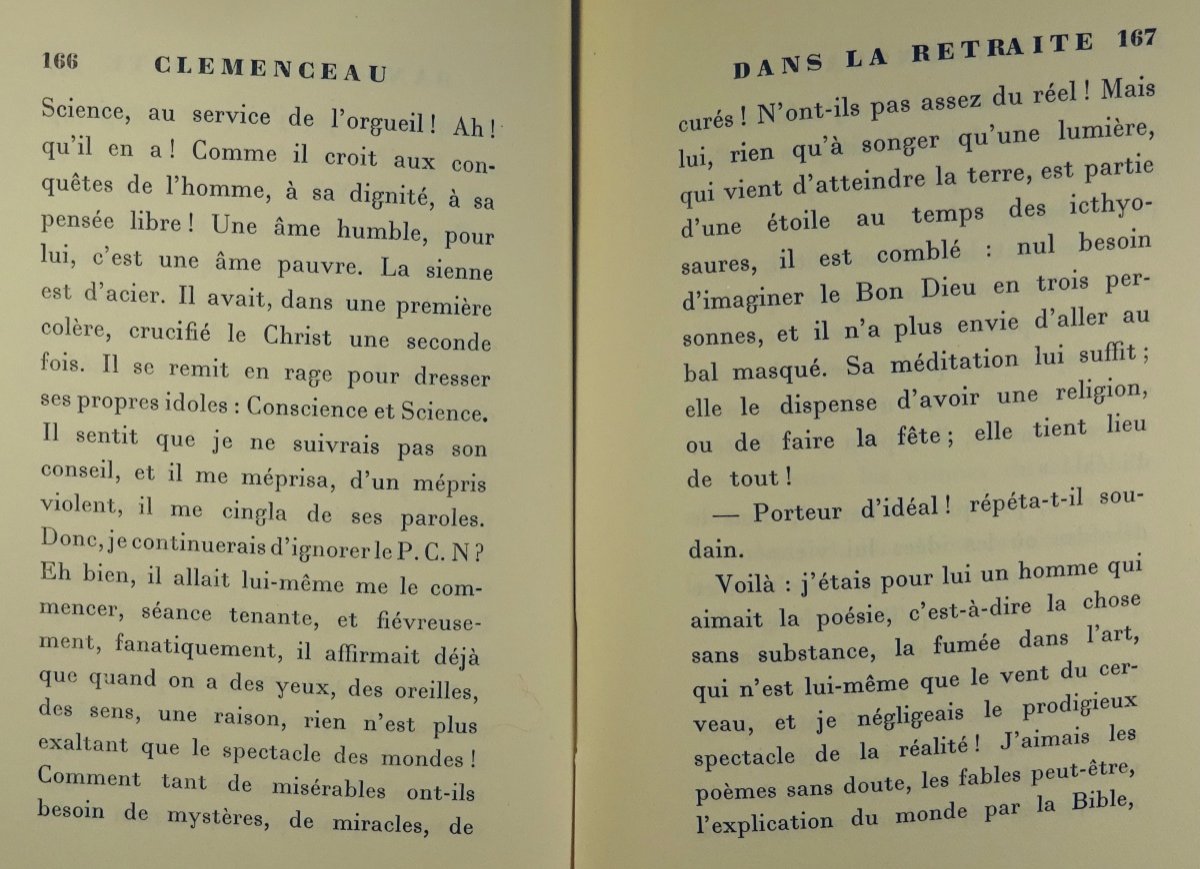 Benjamin - Clémenceau In Retirement. La Palatine, 1930. First Edition.-photo-3