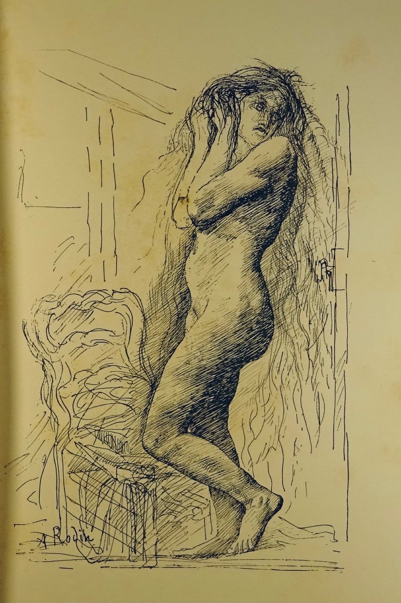 BERGERAT - Enguerrande, poème dramatique. P. Rouquette, 1888, illustré par RODIN-photo-3