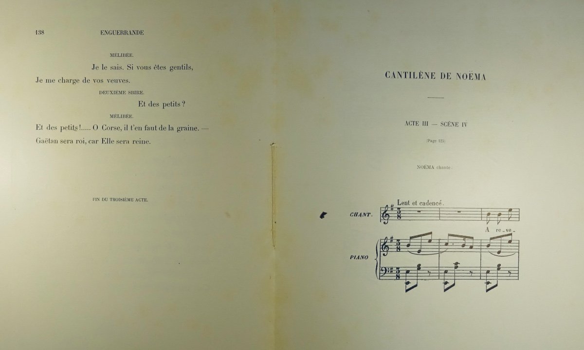 BERGERAT - Enguerrande, poème dramatique. P. Rouquette, 1888, illustré par RODIN-photo-7