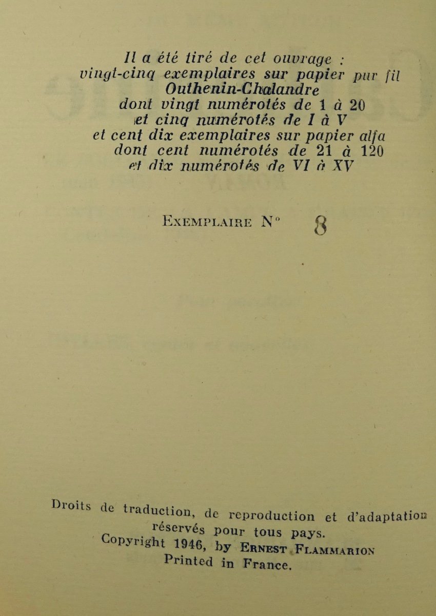 BLANCPAIN - Catherine. Flammarion, 1946. Édition originale.-photo-3