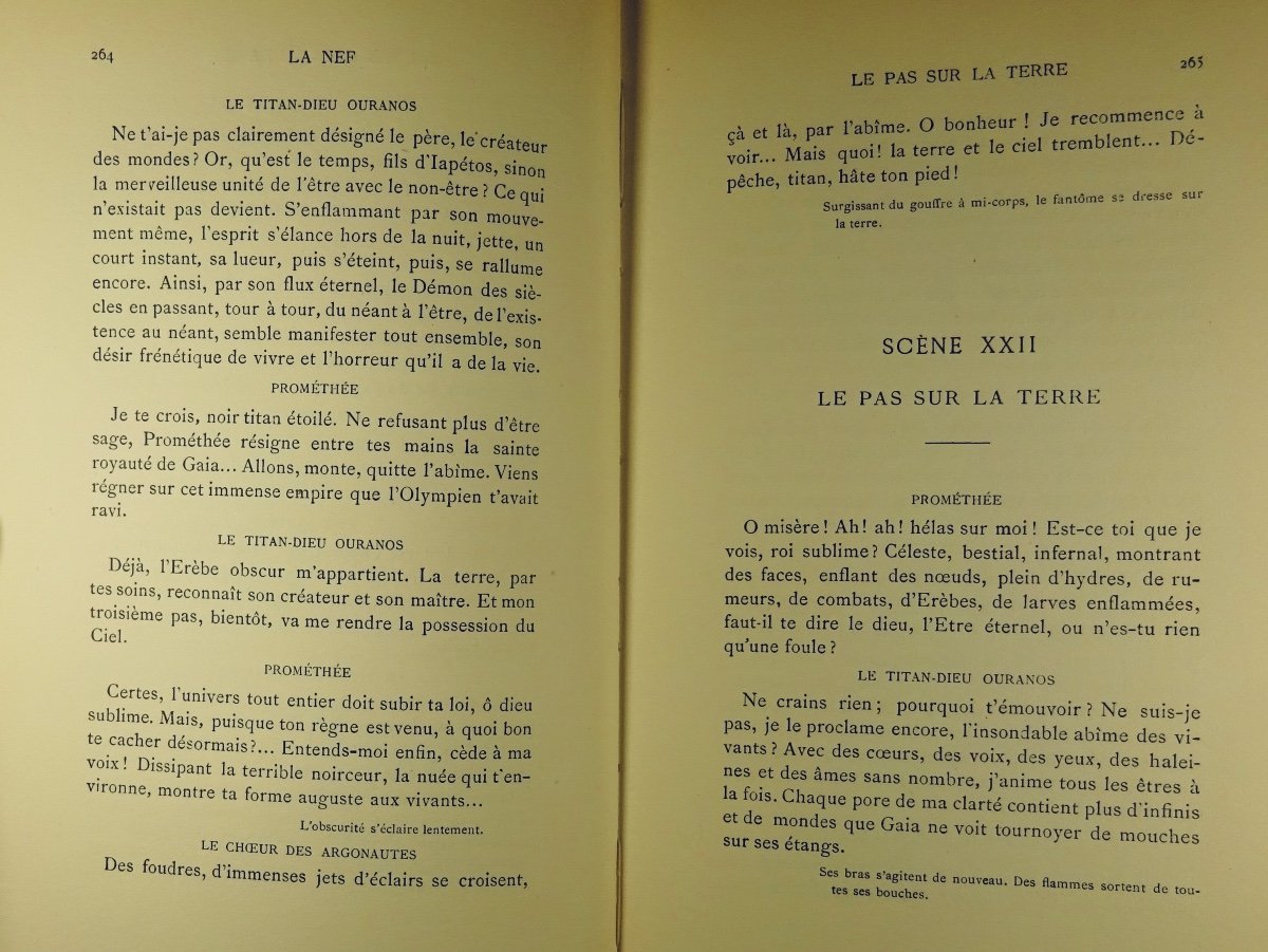 BOURGES - La Nef. Librairie Stock, 1922. En Frontispice Un Reproduction De Michel-ange.-photo-5