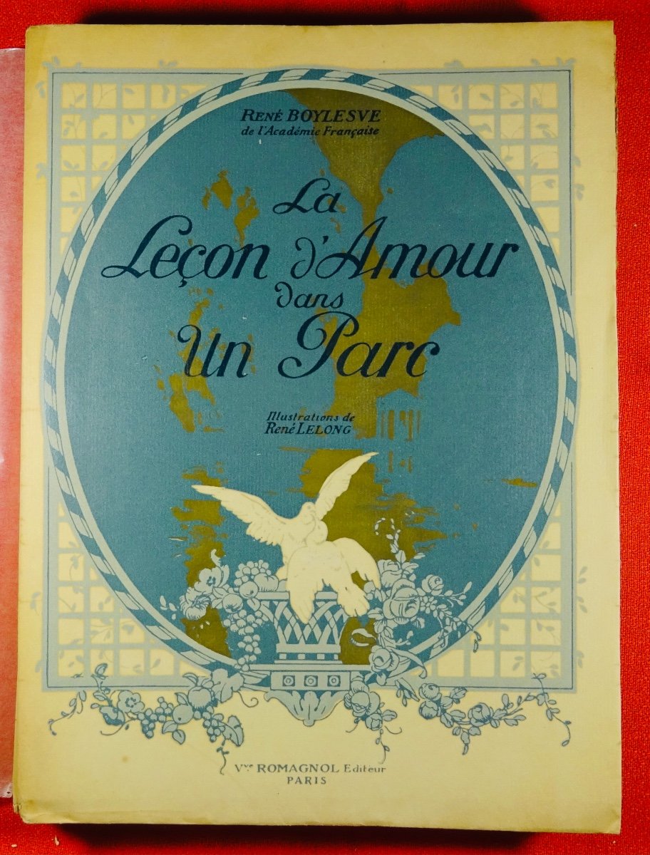 BOYLESVE - La Leçon d'amour dans un parc. Collection des dix, 1923. Illustré par LELONG.